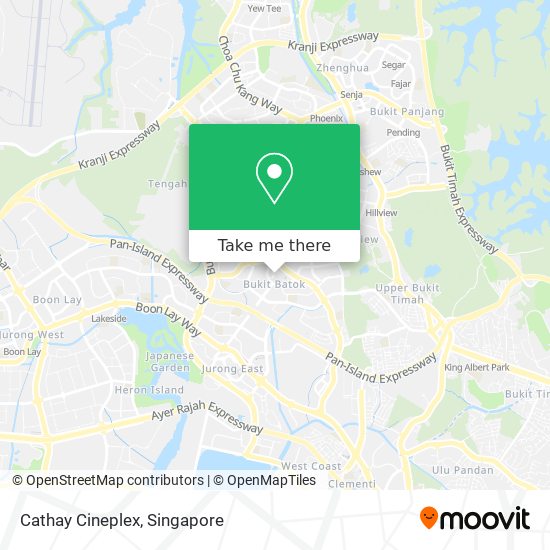 Cathay Cineplex map