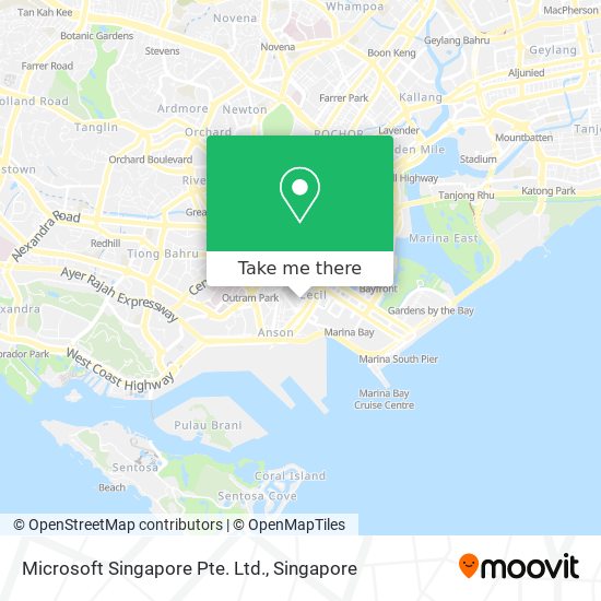 Microsoft Singapore Pte. Ltd. map