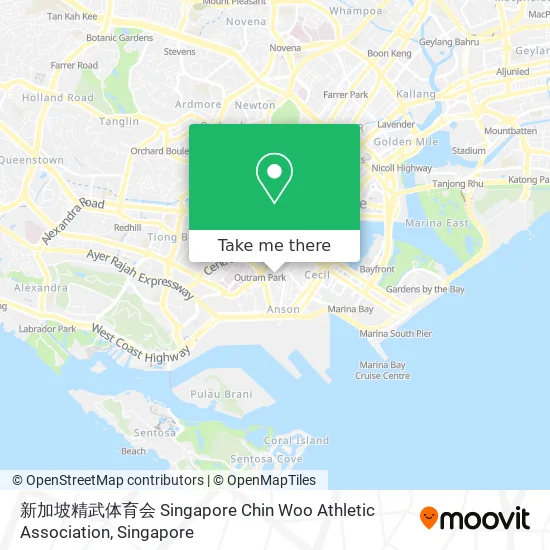 新加坡精武体育会 Singapore Chin Woo Athletic Association map