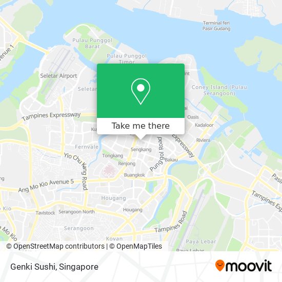 Genki Sushi map