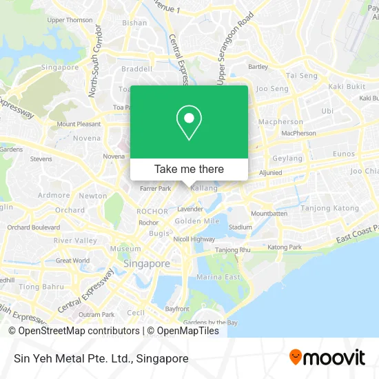 Sin Yeh Metal Pte. Ltd.地图