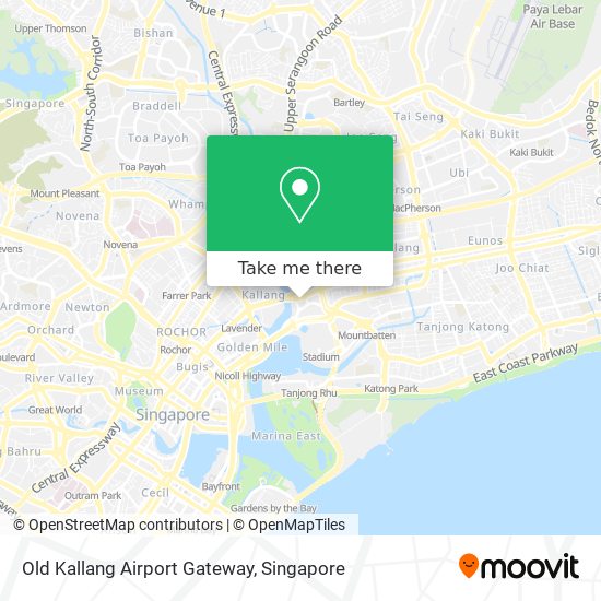 Old Kallang Airport Gateway map