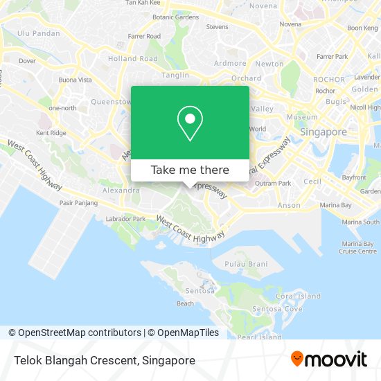 Telok Blangah Crescent map