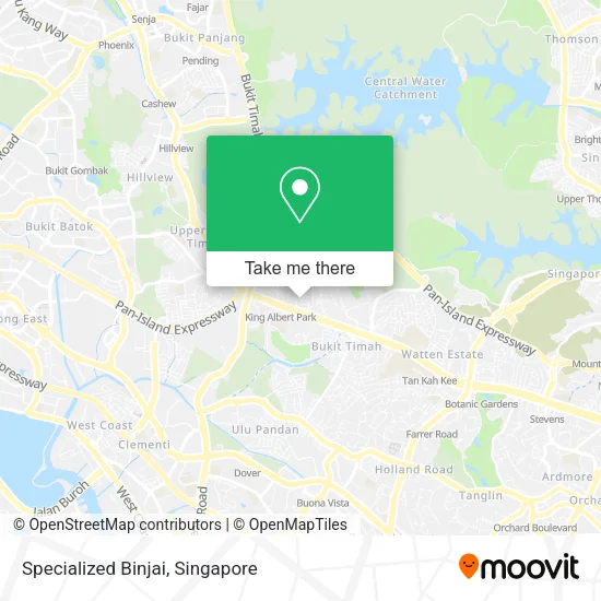 Specialized Binjai map