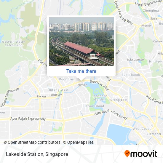 Lakeside Station map