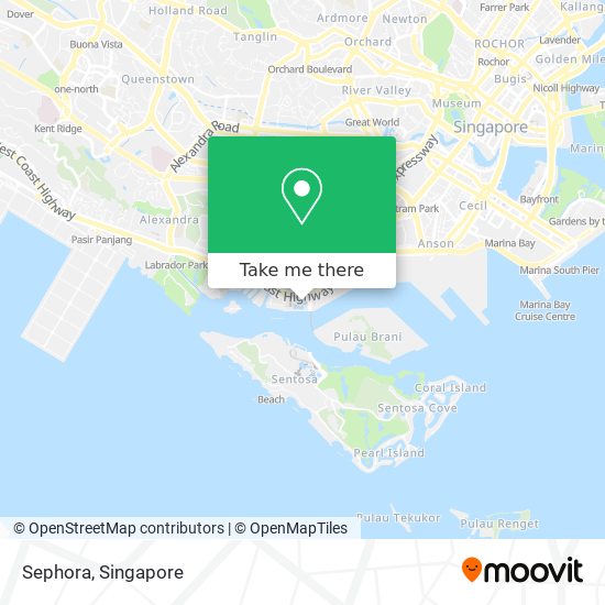 Sephora map