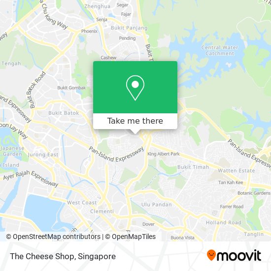 The Cheese Shop map