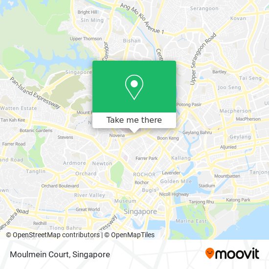 Moulmein Court map