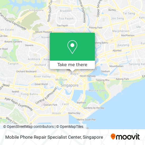 Mobile Phone Repair Specialist Center map