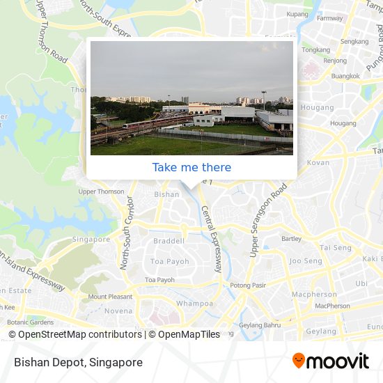 Bishan Depot map