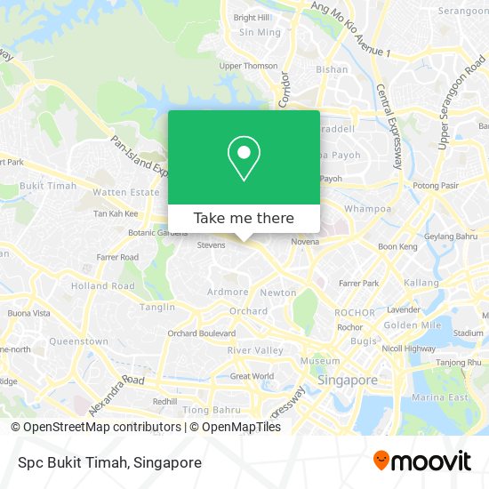 Spc Bukit Timah map