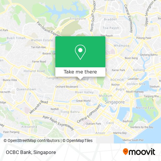 OCBC Bank map