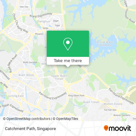 Catchment Path map