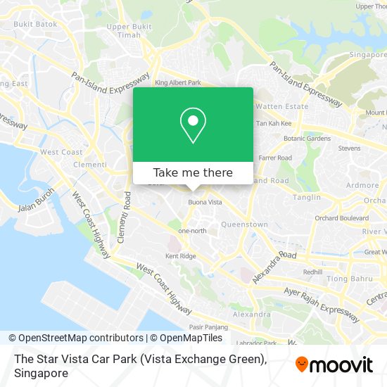 The Star Vista Car Park (Vista Exchange Green) map