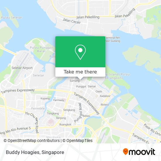 Buddy Hoagies map