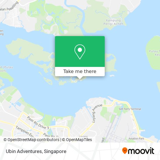 Ubin Adventures map