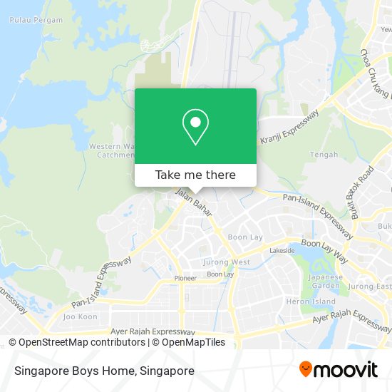 Singapore Boys Home map