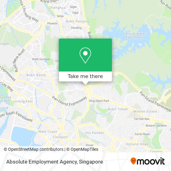 Absolute Employment Agency map