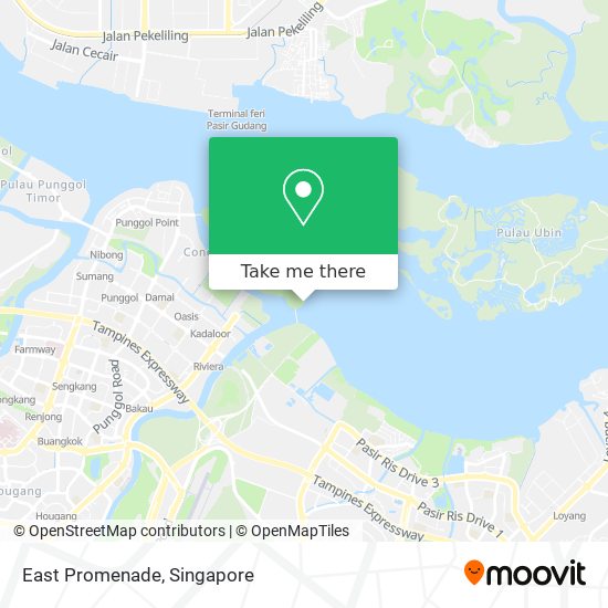 East Promenade map