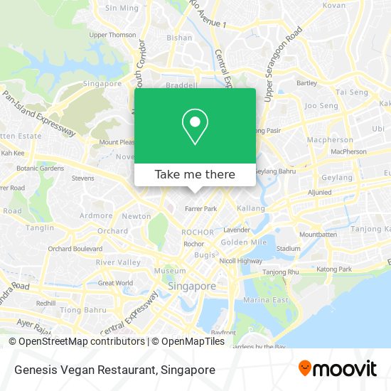 Genesis Vegan Restaurant map