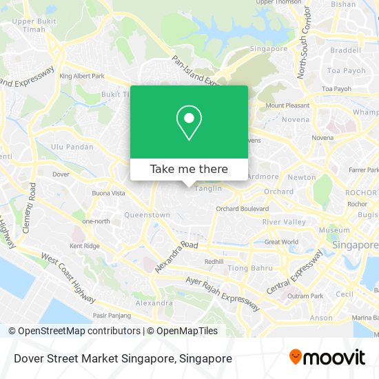 Dover Street Market Singapore map