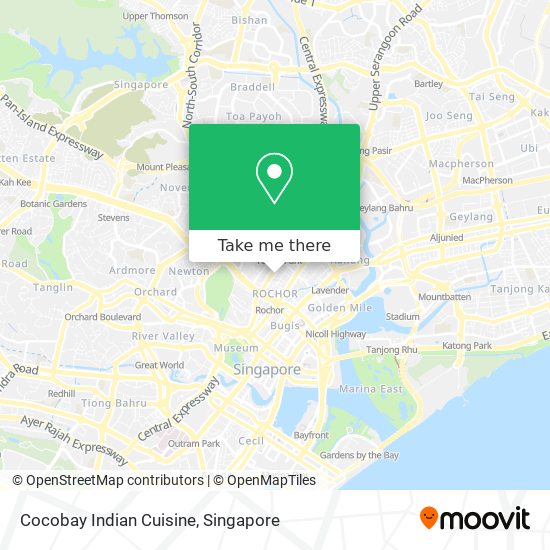 Cocobay Indian Cuisine地图