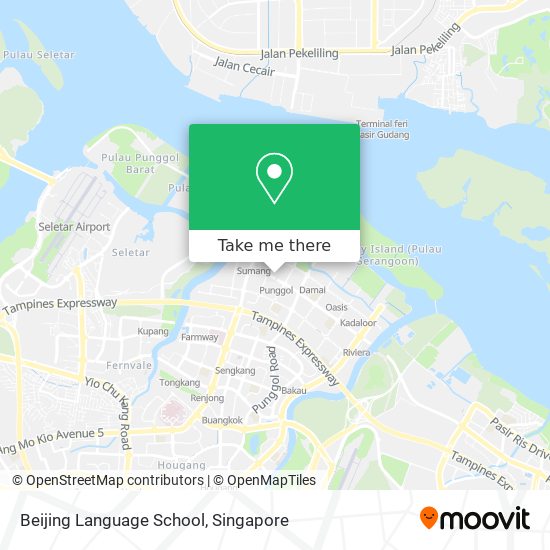 Beijing Language School map