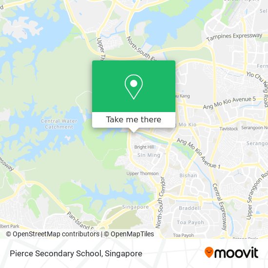 Pierce Secondary School map