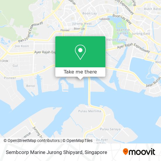 Sembcorp Marine Jurong Shipyard map