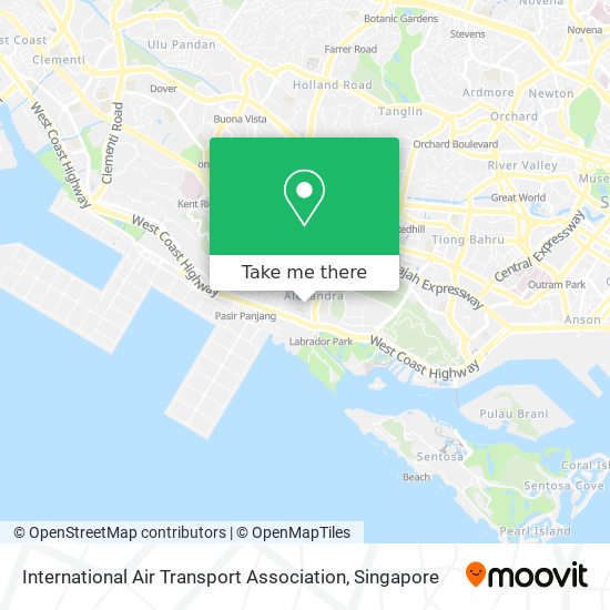 International Air Transport Association map