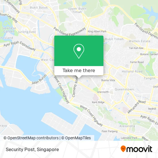 Security Post map