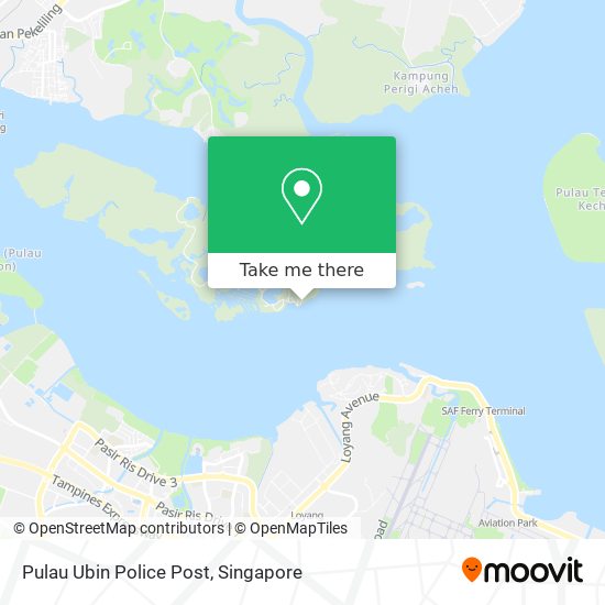 Pulau Ubin Police Post map