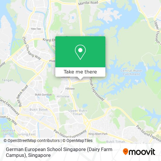 German European School Singapore (Dairy Farm Campus)地图