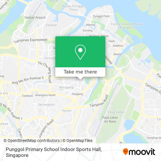 Punggol Primary School Indoor Sports Hall map