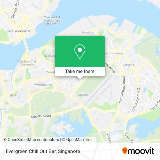 Evergreen Chill Out Bar map