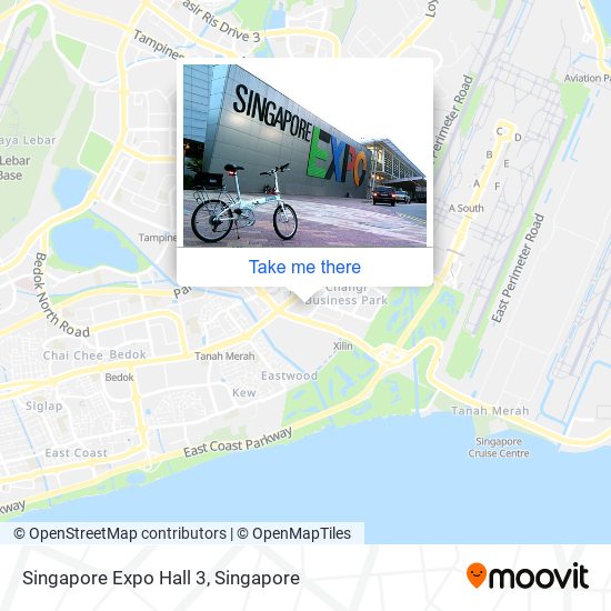 Singapore Expo Hall 3 map
