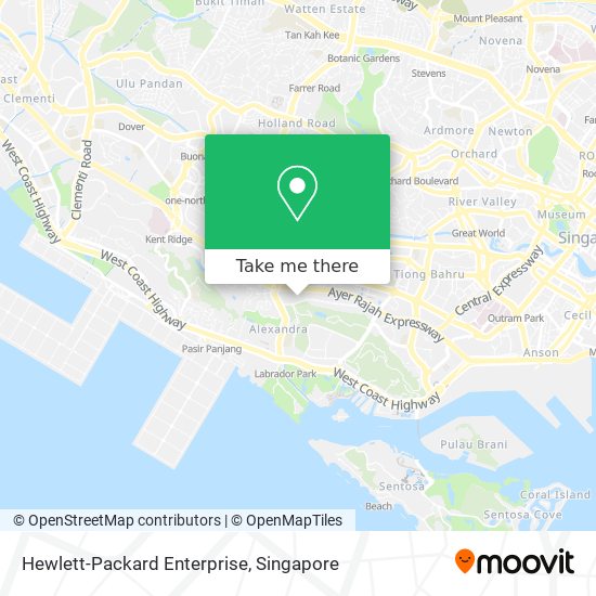 Hewlett-Packard Enterprise map