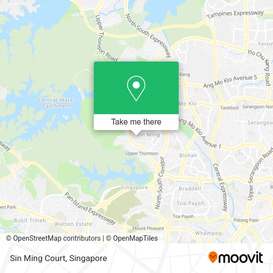 Sin Ming Court map