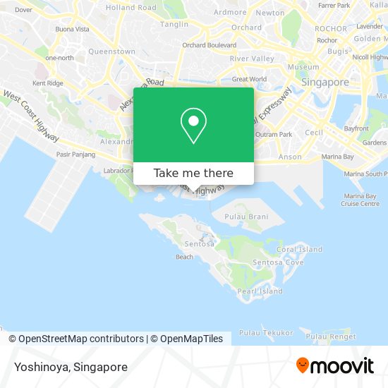 Yoshinoya map