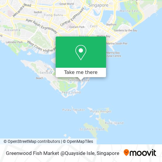 Greenwood Fish Market @Quayside Isle map