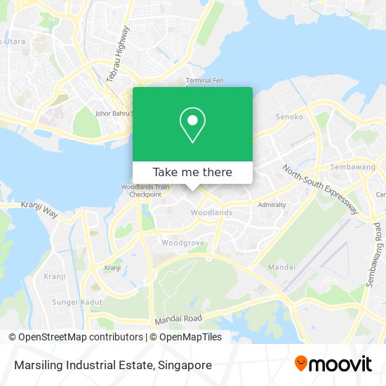 Marsiling Industrial Estate map