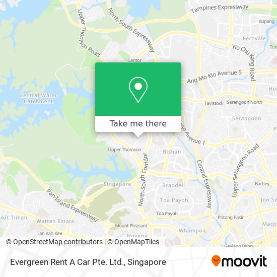 Evergreen Rent A Car Pte. Ltd.地图