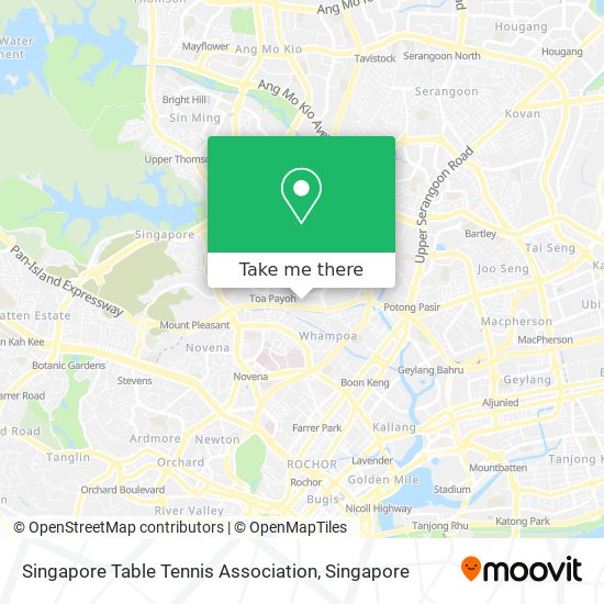 Singapore Table Tennis Association地图