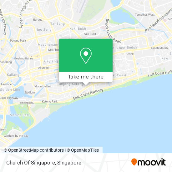 Church Of Singapore map