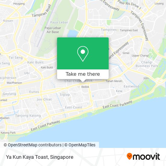 Ya Kun Kaya Toast map