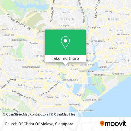 Church Of Christ Of Malaya map