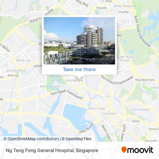 Ng Teng Fong General Hospital地图