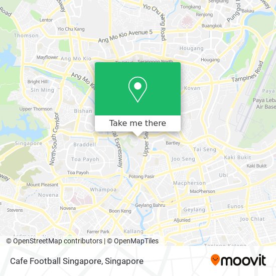Cafe Football Singapore map