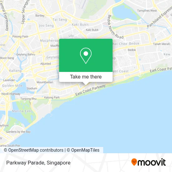 Parkway Parade map