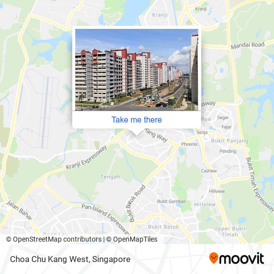 Choa Chu Kang West map